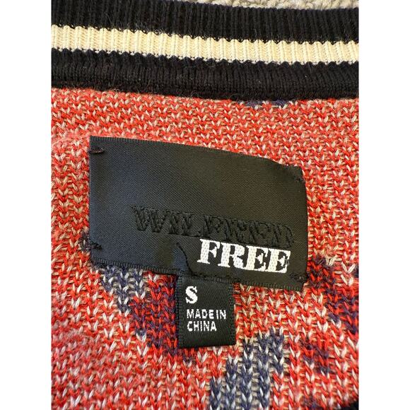 Aritzia Wilfred Free Women's Leopard Print Sweater Size‎ S Crew Neck Long Sleeve - Picture 3 of 11